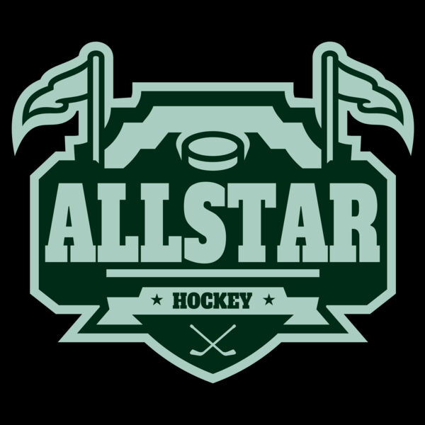All Star Hockey Tournament logo template 02 Thumbnail