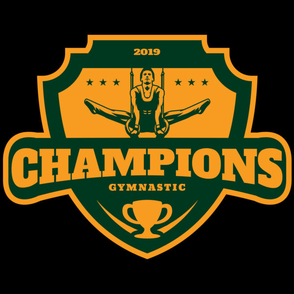 Champions Gymnastic logo template Thumbnail