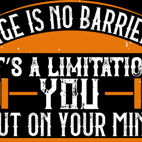 Age is no barrier  Its a limitation you put on your mind Thumbnail